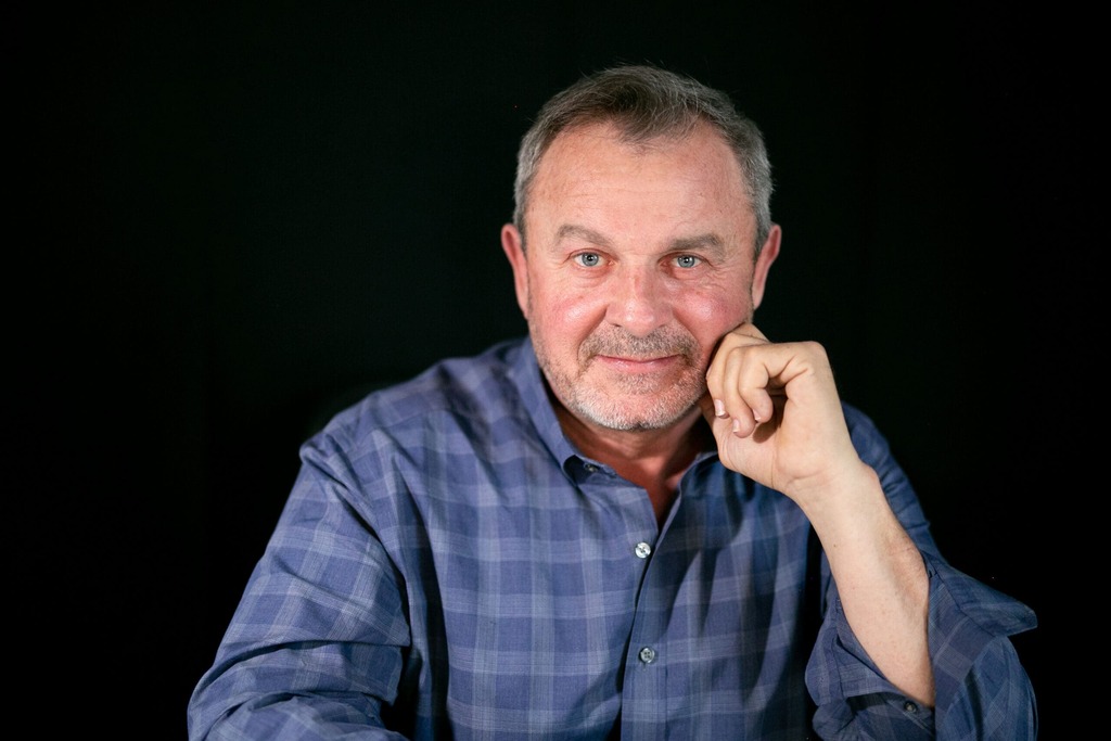 tony berenyi blue shirt